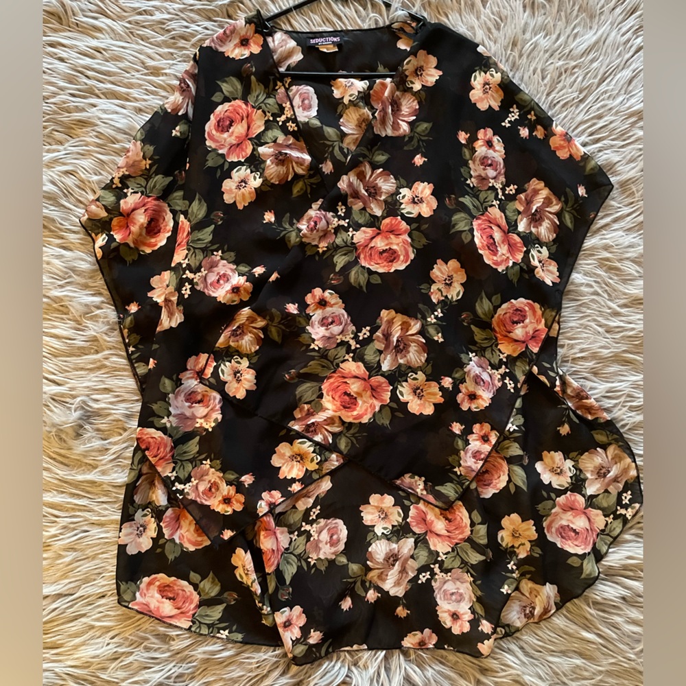 Blouse Cardigan, see through, thin and fluffy, one size